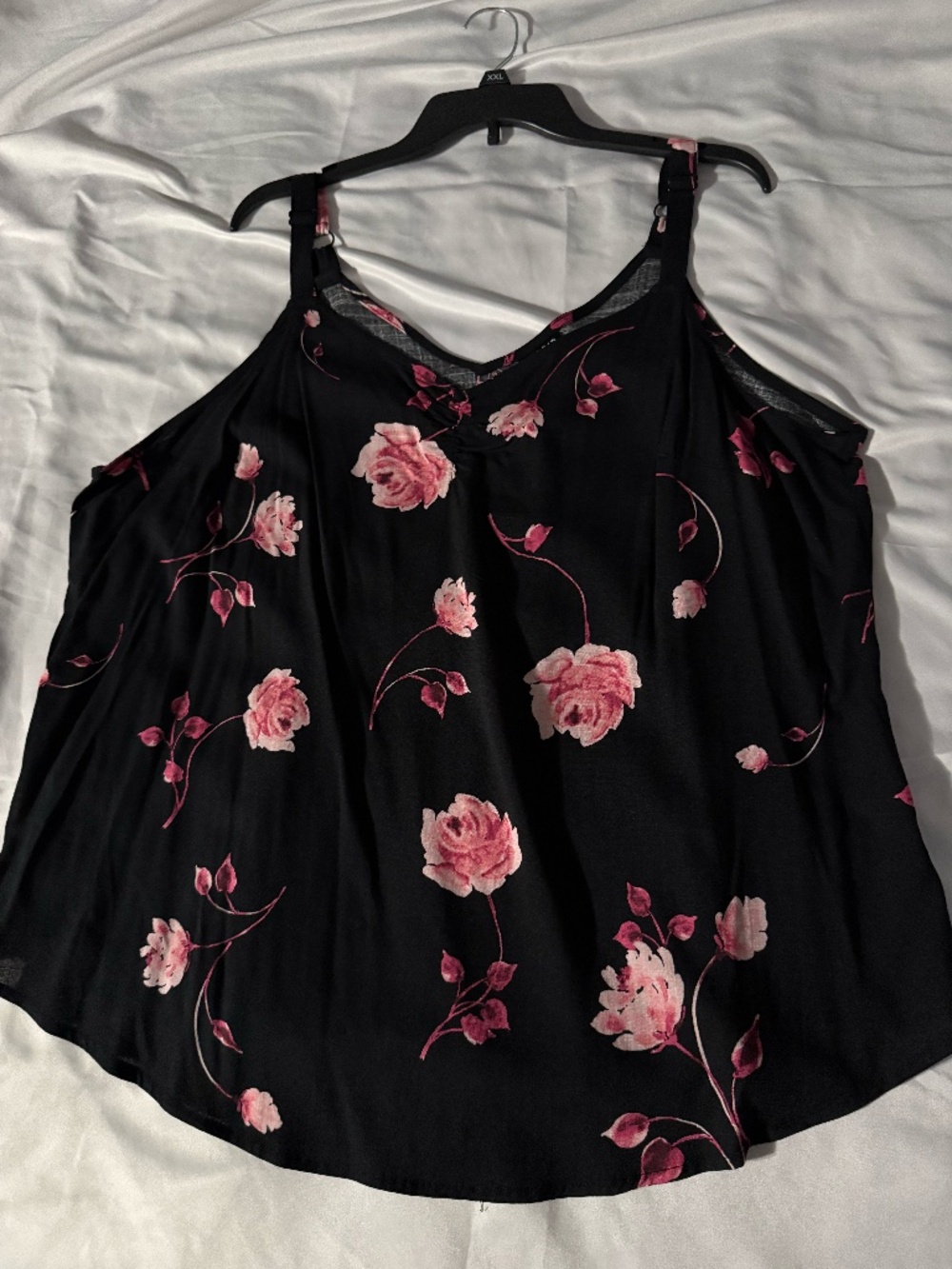 Torrid Black Floral Swing Cami– Size 1
